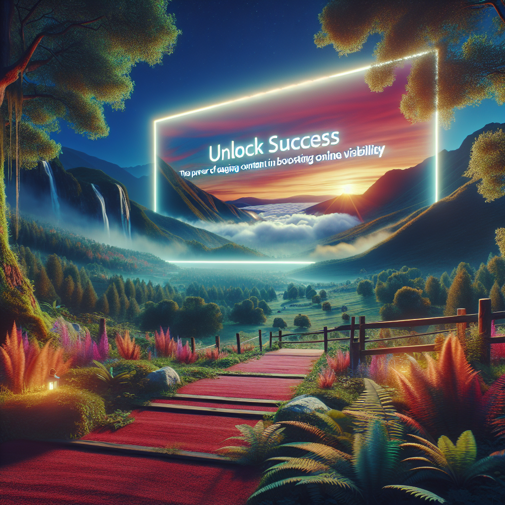 Unlock Success: The Power of Engaging Content in Boosting Online Visibility